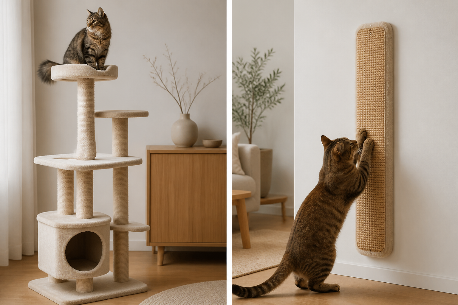 Kattenboom vs wandkrabber: wat koop je voor een huurwoning?