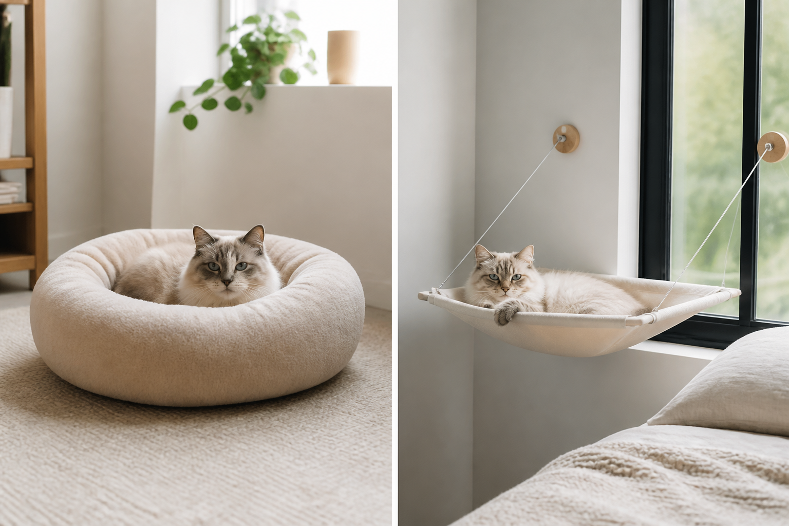 Kattenmand vs kattenhangmat voor een studentenkamer: welke koop je?