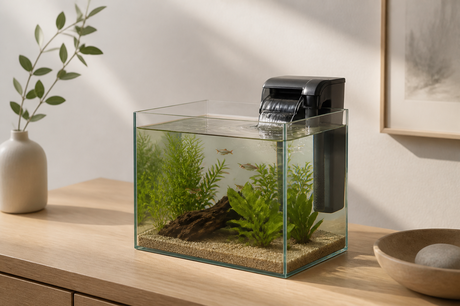 Welk aquariumfilter past bij een klein aquarium? 3 slimme keuzes